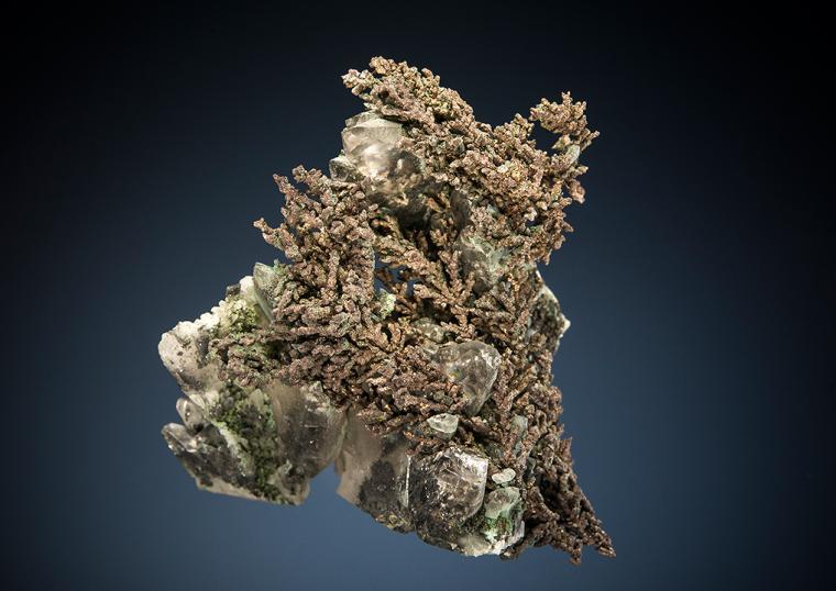 SILVER with CALCITE